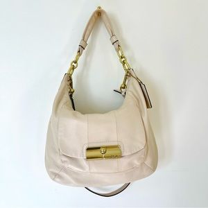 COACH Beige Leather Shoulder bag / Crossbody - Medium Size
